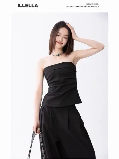 ILLELLA Strapless Top size L , View more