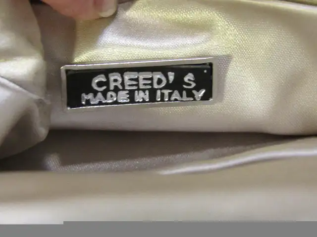 #111 Vintage Creed's Italy Little Black Evening Hand Bag/Purse in Women's - Bags & Wallets in Oshawa / Durham Region - Image 8