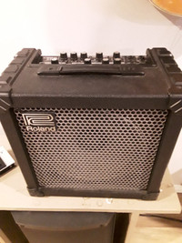 Roland Cube 30 amplifier with footswitch