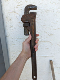 Rigid 18" pipe wrench