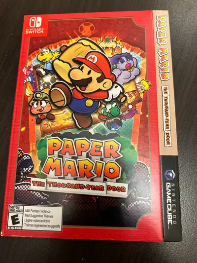 paper Mario limited edition game sleeve, View more