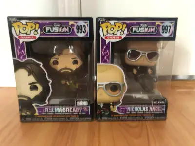 Selling 2 NEW Funko Fusion Pops. Included with the figures are redeemable codes to be used in the Fu...