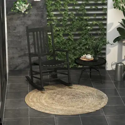 Wooden Porch Rocking Chair Outdoor Patio Rocker Garden Single Le, View more