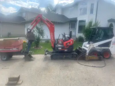 Owner Operator 35 years experience. Also small Bobcat. Tight area specialist. Excavating Foundation...