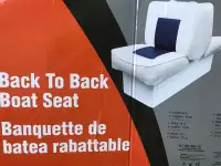 Back to Back Lounge Boat Seats by “ Bozeman “ blue