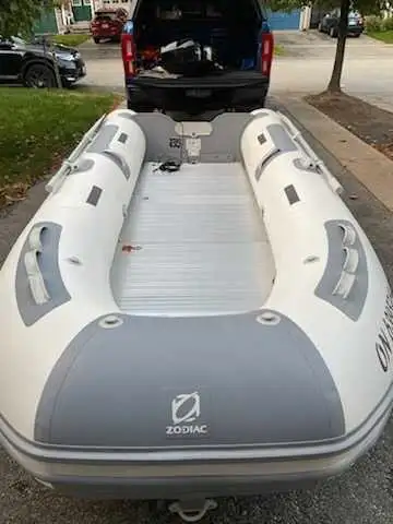 Zodiac cadet for sale with minn Kota traxxas trolling motor life jackets 2 pumps. And safety kit eve...