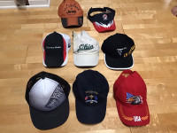 Various baseball hats