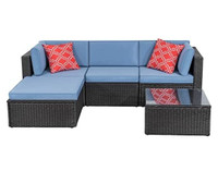 5Pc. Wicker Patio furniture set /New