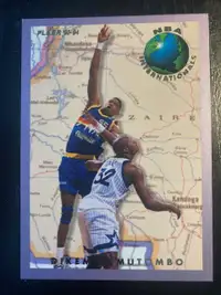1993-94 Fleer Dikembe Mutumbo NBA Internationals insert card #7