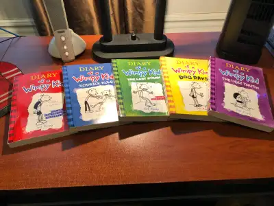 Dairy of a Wimpy Kid soft cover books, various, View more