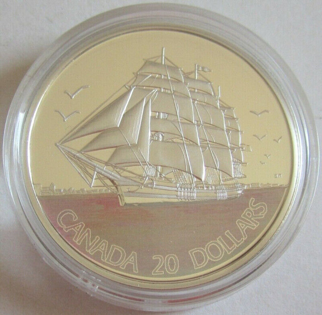 Piece de monnaie Canada 20 $ TALL SHIPS Navire à trois mâts dans Art et objets de collection  à Laval/Rive Nord - Image 2