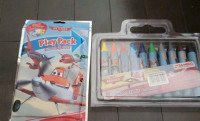 Planes play pack and jumbo crayons (new in package)