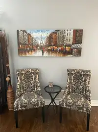 Two accent chairs (Home sense)