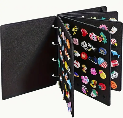 Crocs Jibbitz Charm Organizer Binder – Black, View more