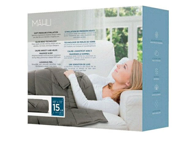 Moving sale [New] 15lb Weighted Blanket in Bedding in City of Toronto - Image 2