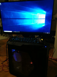 Gaming PC with 165Hz 1ms Monitor