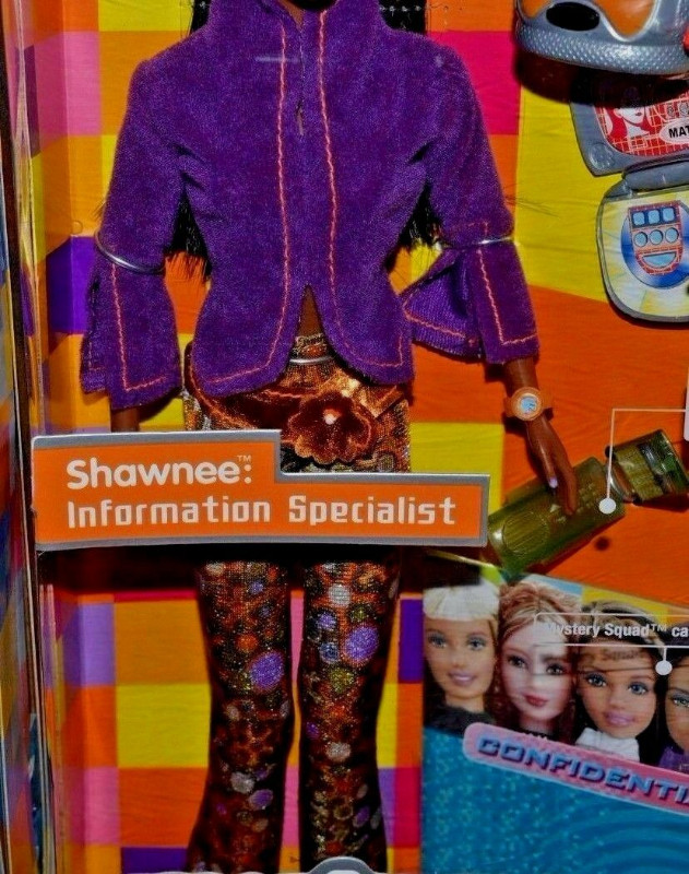 2002 MYSTERY SQUAD AFRICAN A. BARBIE DOLL SHAWNEE +ACCESSORIES! in Toys & Games in Mississauga / Peel Region - Image 4