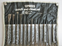 12 Pieces Punch and Chisel Set