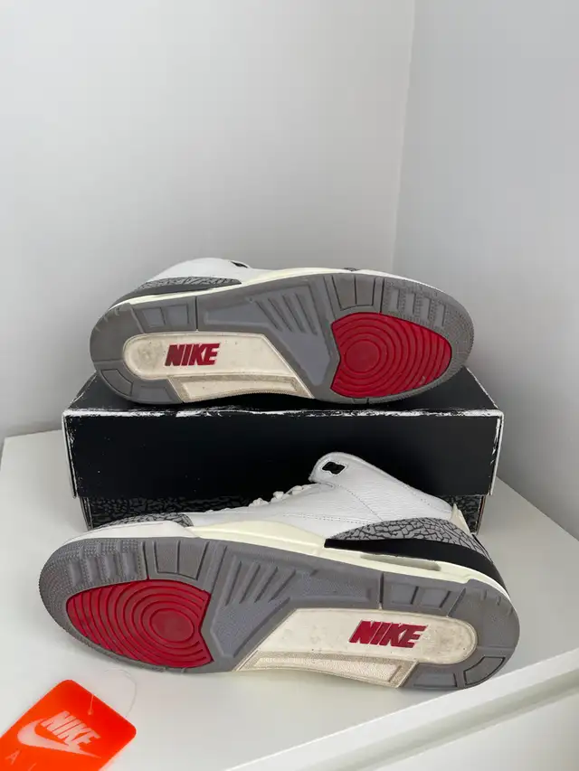 Jordan 3 - Reimagined White Cement - Size 12 in Men's Shoes in Mississauga / Peel Region - Image 4