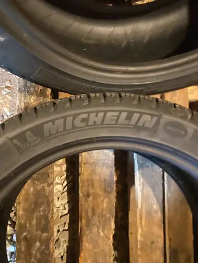 Priced to sell 4 Michelin X ice tires. Deliver to mic Mac mall