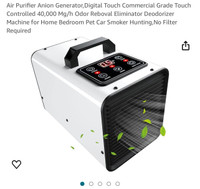 Air Purifier Anion Generator, Digital Touch Commercial Grade Tou