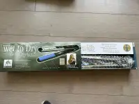 Wet to dry hair straighter