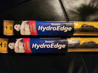 Upgrade your visibility with these new Michelin HydroEdge windshield wipers, featuring an 18-inch bl...