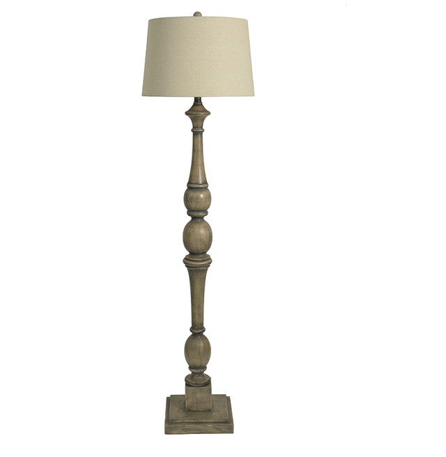 Décor Therapy PL3734 Floor lamp, Warm Grey in Indoor Lighting & Fans in City of Toronto - Image 2