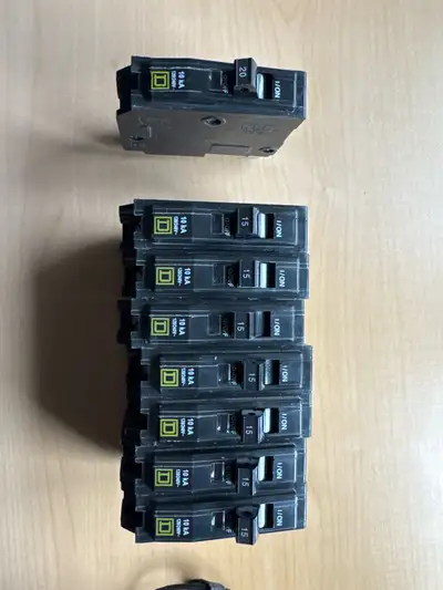 Square D Circuit Breakers (10A and 20A), View more