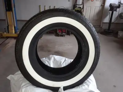These 4 tires are brand new and only mounted on rims for display on a car for ride height. These are...