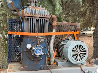 3ph 7.5hp motor & air compressor, View more
