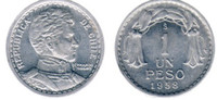1958 1 Peso Chili