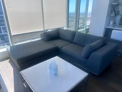 Grey Sectional / L Shape Sofa, View more