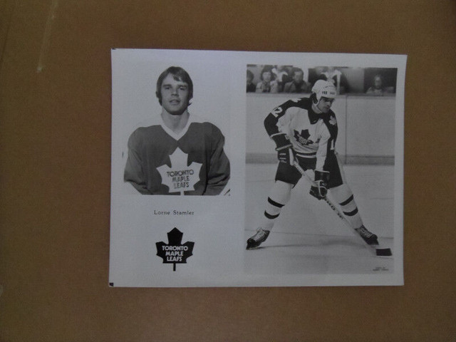 TORONTO MAPLE LEAFS-8x10 Black And White Player Photos. in Arts & Collectibles in Oakville / Halton Region - Image 4