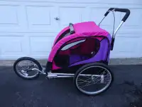 Avenir Solo bike trailer with stroller kit