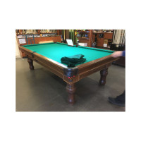 Table billard usagée 9 pieds Beringer bois massif pool table