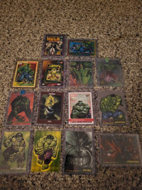 Hulk trading card collection