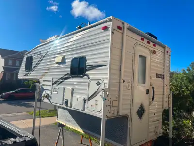 Selling my Travelite 800x truck camper. Has an 8 foot floor, requires a 6’5” box or bigger. Comes wi...