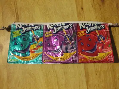 KOOL-AID Kool Aid Pouch Purse Case Makeup Bag Zipper Recycled, View more