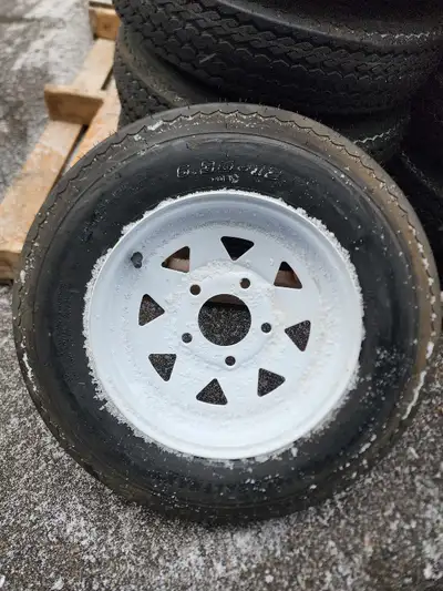 I am selling 5.30-12 trailer tires with 5 bolt rims. All are new, never used. 1-3 $50 each 4-9 $45 e...