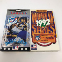 Toronto Blue Jays - World Series 1992 1993 VHS tapes