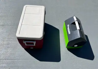 Coleman and Playmate Cooler, View more