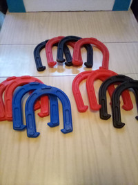Plastic Horse Shoe Toss Sets x3 Sets