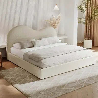Lit King Size avec Rangement Hydraulique – Cadre Rembourré, View more