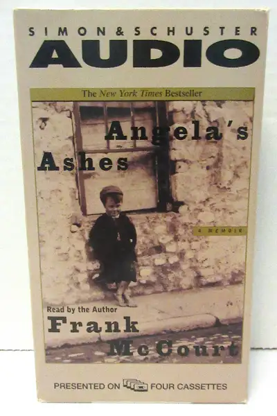 Angela's Ashes by Frank McCourt- 4 Audio Cassettes- Abridged- 1997 A Memoir by Frank McCourt and rea...