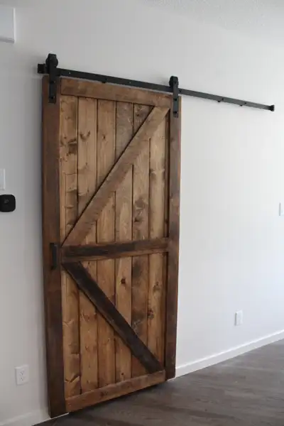 Our handcrafted barn doors are made simple & suited for any space that requires a door. Made from ki...
