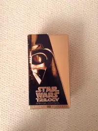 $10 for this Special Gold Edition Star Wars Trilogy VHS Box Set!