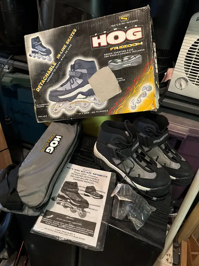Brand New Detachable In-Line Skates - Size 4 in Skates & Blades in Calgary - Image 2