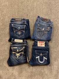 True Religion and Rock Revival Ladies Jeans