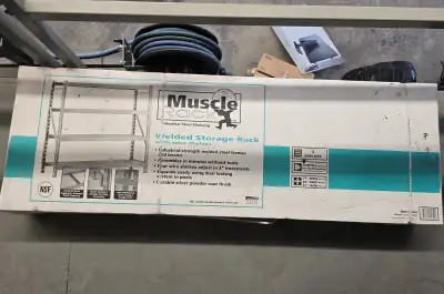 2 Industrial Shelving Units, View more